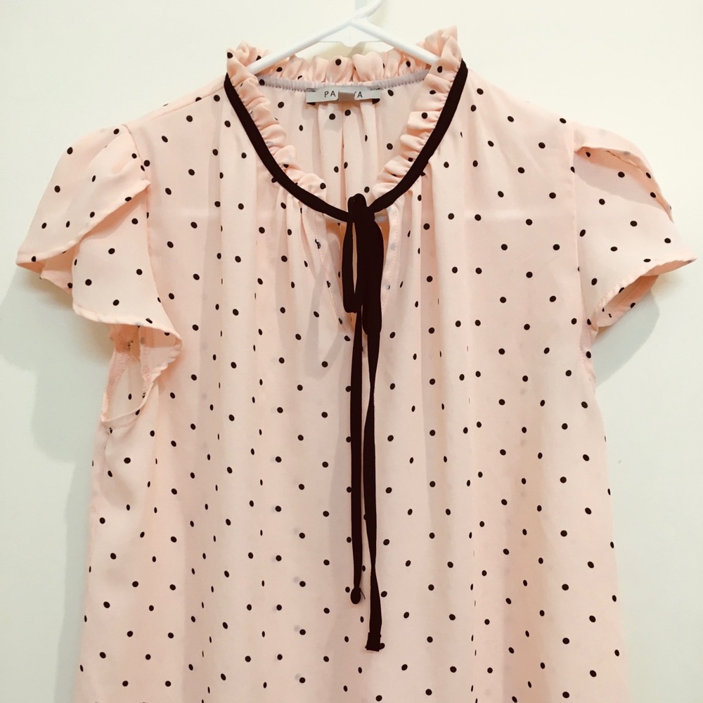 Pink blouse